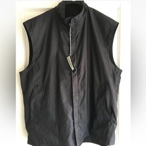Ermenegildo Zegna Microtene Size XL Adults Gilet in Black Nwt